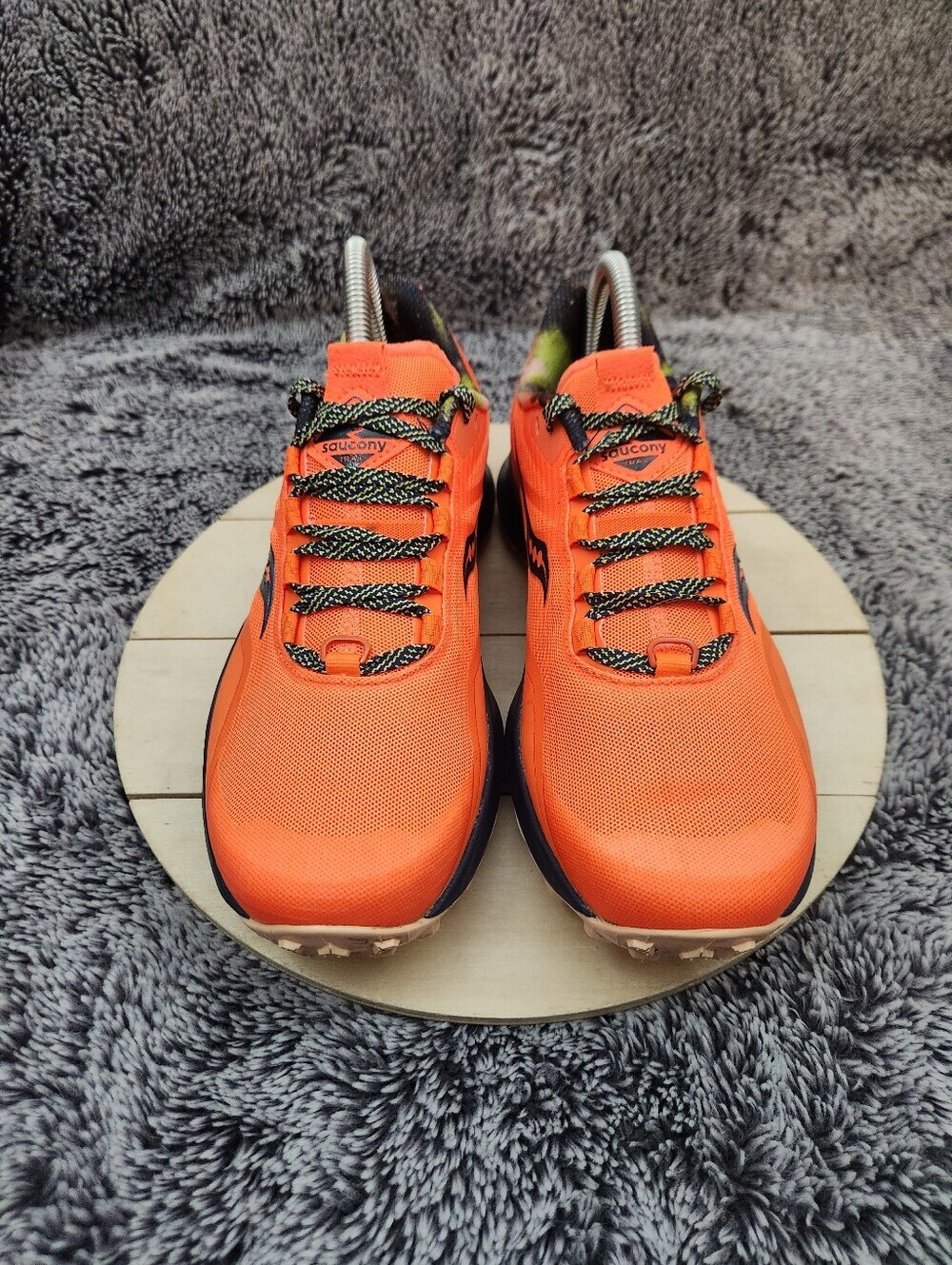 Saucony Peregrine 12 Womens Size 8 Campfire Story Orange Running Shoes - Picture 3 of 9